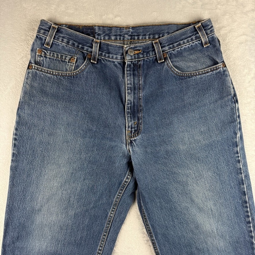 Vintage Levis Jeans Mens 36x30 Blue 550 Relaxed Straight 90s Denim Made In USA